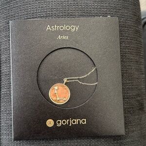 Brand new never worn Gorjana Aries Zodiac necklace